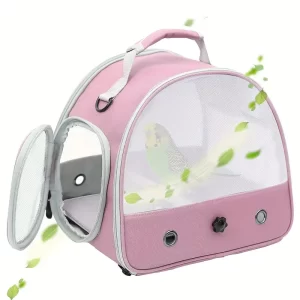 Bird Carrier Mesh Pink