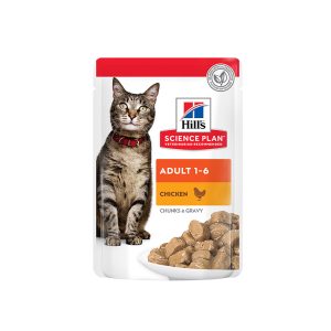 Hill’s Science Plan Adult Wet Cat Food Chicken Pouches (85g)