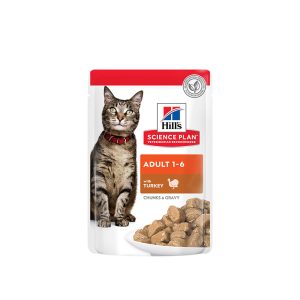 Hill’s Science Plan Adult Wet Cat Food Turkey Pouches (85g)