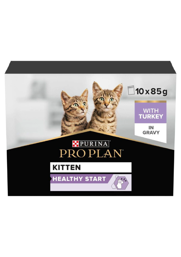 Pro Plan Kitten Cat Food Turkey Gravy 85g