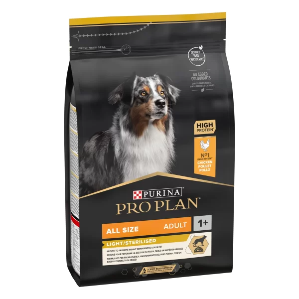 Pro Plan Dog Light Sterilised All Sizes Chicken 3Kg