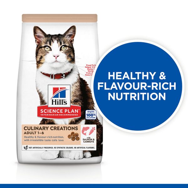 Hill’s Science Plan Culinary Creations Salmon and Carrots Cat food (1.5 KG)